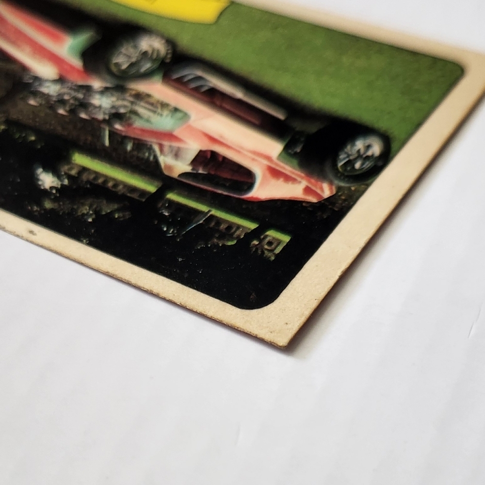 🚀 Vintage 1970 Fleer GEORGE BARRIS Kustom City Sticker - INVADER ROADSTER 👽 - Picture 6 of 9